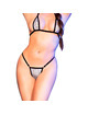 chilirose - cr 4660 bikini plateado s/m