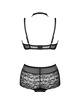 livco corsetti fashion - linera for the senses collection bra + panty black