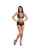 livco corsetti fashion - drezna lc 90733 bra + panty black