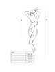 passion - woman bs025 bodystocking estilo vestido negro talla unica