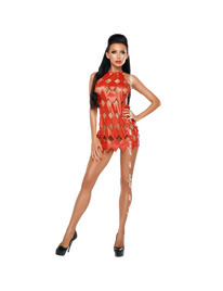 Mini Vestido Me-Seduce Gwen Costas Nuas Vermelho M