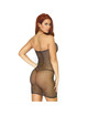 leg avenue - vestido convertible de tubo negro t.u.
