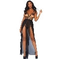 leg avenue - cage maxi dress and thong s/m