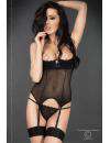 Bustier Open Chest Black Chilirose 161056