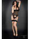 Bustier Aberto no Peito Preto Chilirose,161056