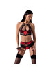 Passion - woman scarlet red set s/m