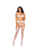 leg avenue - set tres piezas blanco talla m