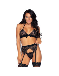 Conjunto de Lingerie Leg Avenue 3 Peças Sophia