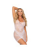 Leg avenue - minivestido de multi red con cuello halter negro
