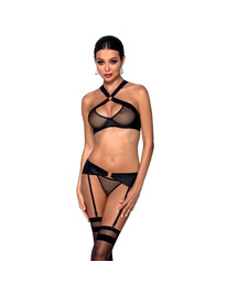 passion - amanda set cuero ecologico s/m