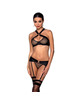 passion - amanda set cuero ecologico s/m