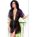 Babydoll Robe with Transparency Chilirose