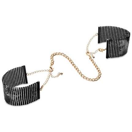 Cuffs Metal Mesh Black Désir-Bijoux Indiscrets 332023