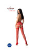 passion - s027 black tights with garter one size