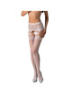 passion - s027 black tights with garter one size