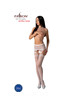 passion - s027 black tights with garter one size