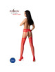 passion - s029 black tights with garter one size