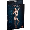 Conjunto de Lingerie Moonlight 5 Peças Preto Brigite