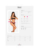 Conjunto de Lingerie Obsessive Nesari 3 Peças Camila M/L