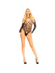 Body Crothless Leg Avenue Preto Brilhante