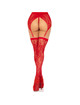 Leg avenue - lace thigh highs garterbelt black