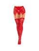 Leg avenue - lace thigh highs garterbelt black