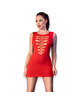 chilirose - cr 4622 dress red s/m