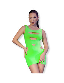 Mini Vestido Chilirose Kyra Verde Flurescente