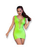 chilirose - cr 4618 vestido verde s/m