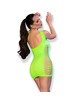 chilirose - cr 4618 vestido verde s/m