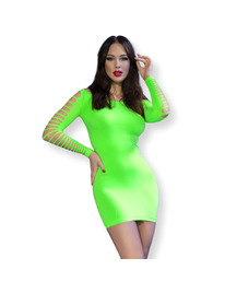 chilirose - cr 4617 dress green s/m