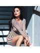 chilirose - vestido cr 4334 multicolor s/m