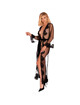 livco corsetti fashion - nokina lc xg055 bata + panty negro talla Única