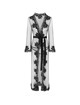livco corsetti fashion - nokina lc xg055 dressin g gown + panty black one size