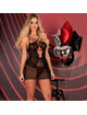 livco corsetti fashion - baririn lc 90633 shirt + panty black