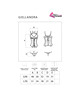 Livco corsetti fashion - giellandra for the senses collection corset + panty negro