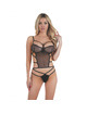 livco corsetti fashion - aurora lc90727 shirt + panty black
