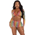 leg avenue - set tres piezas multicolor