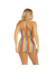 Mini Vestido Leg Avenue Multicolor Roxanne