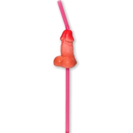 diablo picante - bolsa 5 pajitas pene grande natural