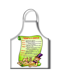 diablo picante - girlfriend menu apron spanish text