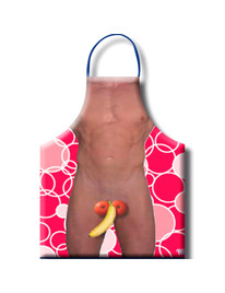 diablo picante - mens fruit apron
