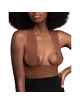Bye-bra - body tape 5 m x 6.5 cm + 3 pairs of nipple covers brown
