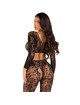 leg avenue - set top corto medias tobillo