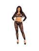leg avenue - set top corto medias tobillo