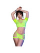 Conjunto de Lingerie Chilirose 2 Peças Flurescente Valentina