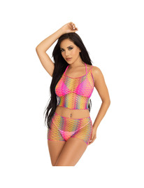 Conjunto de Lingerie Chilirose 2 Peças Multicolor Adira