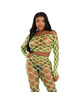 leg avenue - top leggins hardcore verde