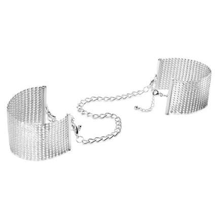 Cuffs Mesh Metallic Silver Désir-Bijoux Indiscrets 332024