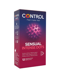 control - spike condoms with conical points 12 units
